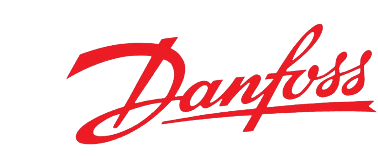 Danfoss: شركة دنماركية متخصصة في حلول التبريد والتدفئة والتحكم في الطاقة والأتمتة، وتنتج محركات وسواقات متغيرة التردد (VFDs).